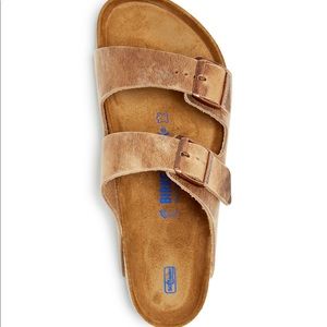 Birkenstock Arizona Oiled Leather Slide Sandals